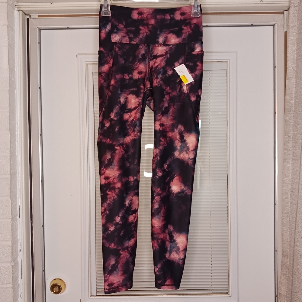 Old Navy Purple/Black Leggings Size Small